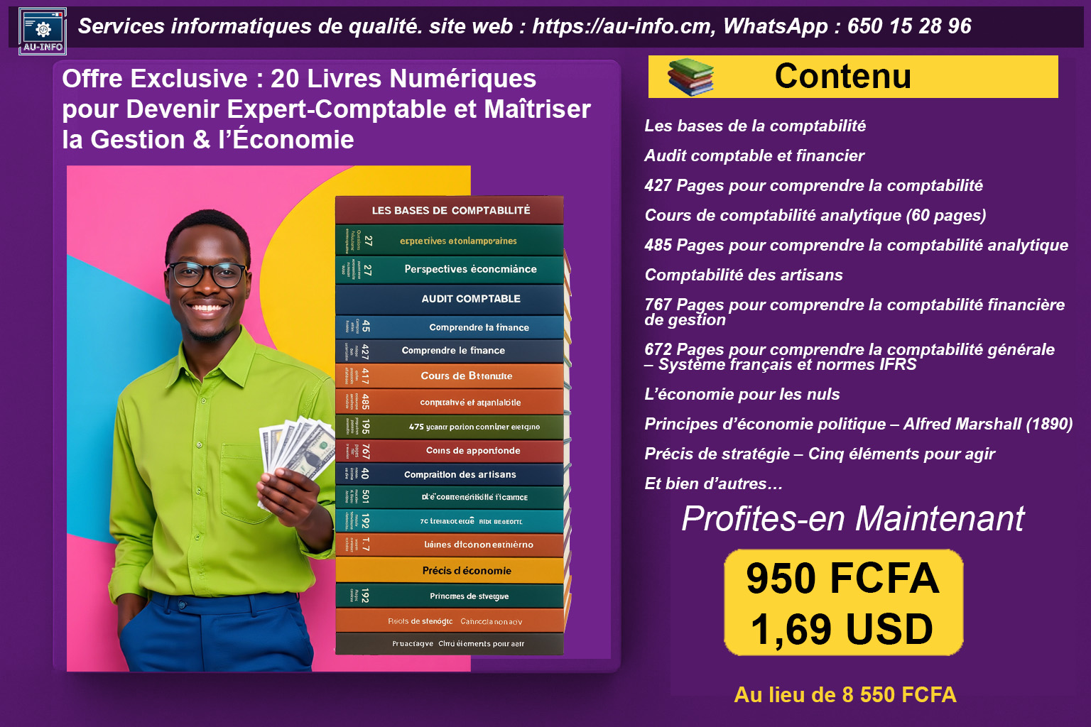 Image Offre Exclusive : 20 Livres Numériques pour Devenir Expert-Comptable et Maîtriser la Gestion & l’Économie